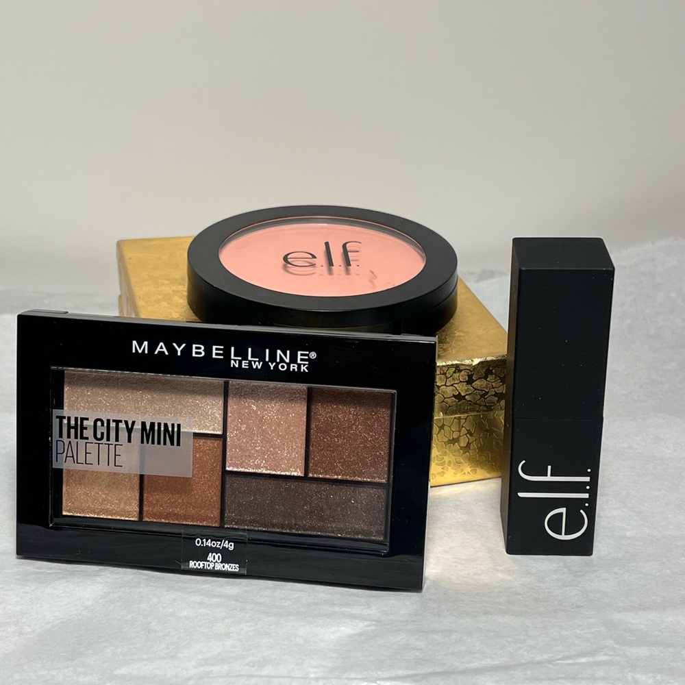 NEW/UNUSED Maybelline The City Mini Palette - Brown Shades Elf Blush & Lipstick
